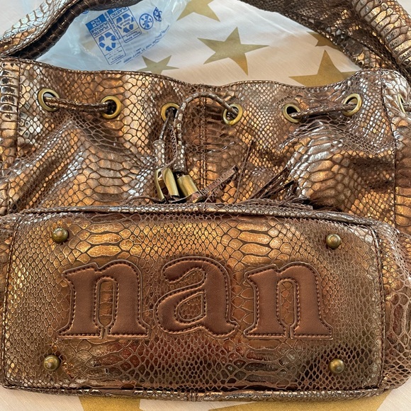 NAN metallic snakeskin hobo bag. PT - Picture 11 of 11